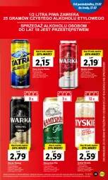 Gazetka promocyjna Lidl - GAZETKA - Gazetka - ważna od 27.07 do 27.07.2022 - strona 45 - produkty: Piwa, Pur, Gra, Namysłów, Warka, Tatra, Feta, Fa