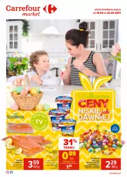 Gazetka promocyjna Carrefour - Gazetka Market - Gazetka - ważna od 22.03 do 22.03.2021 - strona 1 - produkty: Goplana, Cukier, Bell, Jogurt, Suempol, Kosz, Wawel, LANA, Bella, Cukierki, Jogobella
