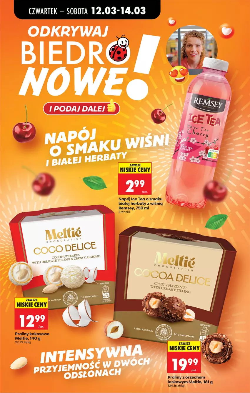 Gazetka promocyjna Biedronka - Od Czwartku - ważna 12.03 do 18.03.2026 - strona 25 - produkty: Ice tea, Kokos, Napój, Praliny