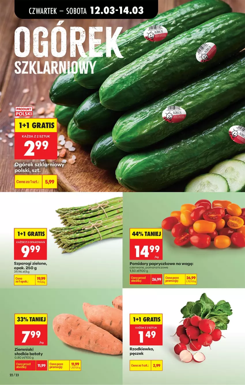 Gazetka promocyjna Biedronka - Od Czwartku - ważna 12.03 do 18.03.2026 - strona 26 - produkty: Gra, Pomidory, Rzodkiewka, Ziemniaki