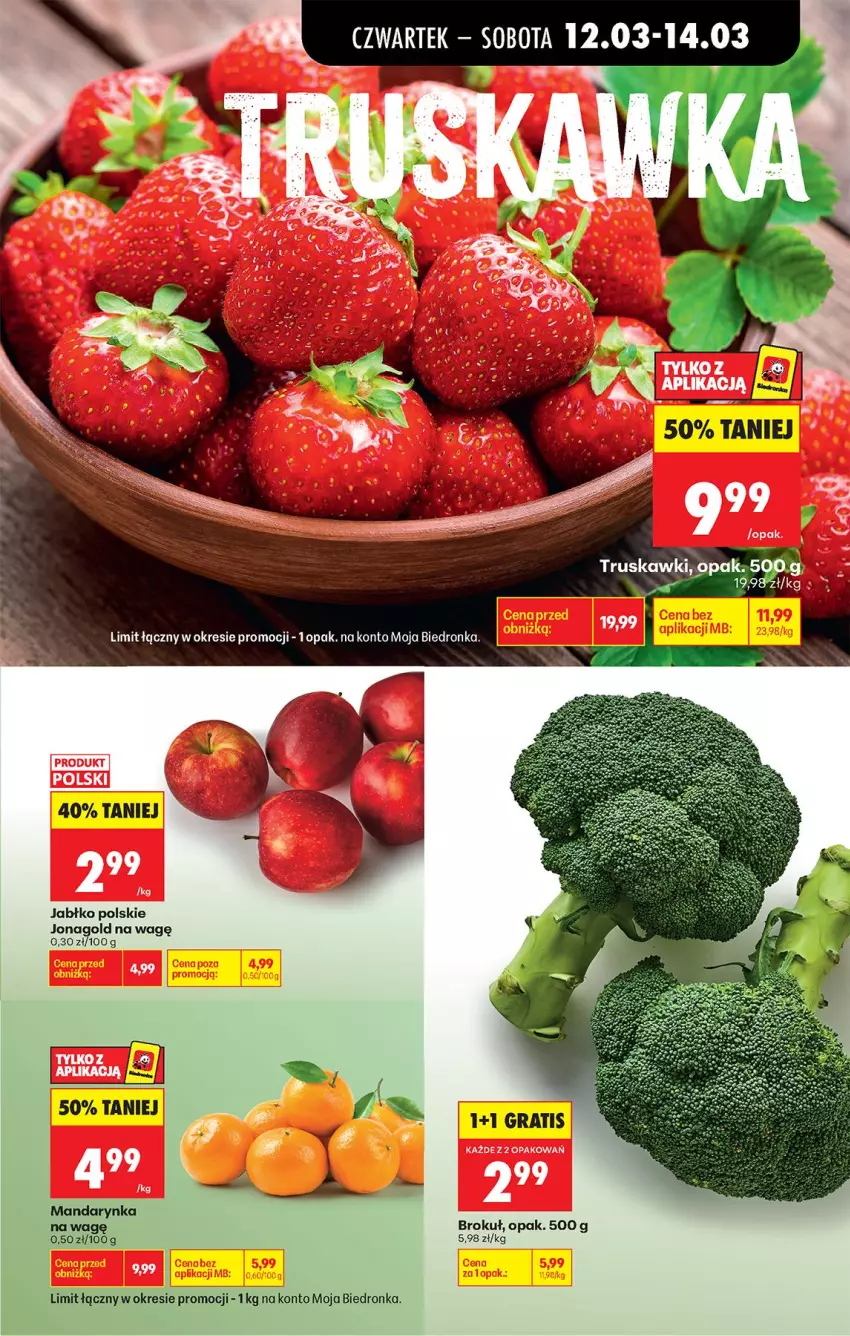 Gazetka promocyjna Biedronka - Od Czwartku - ważna 12.03 do 18.03.2026 - strona 27 - produkty: Jonagold, Truskawki