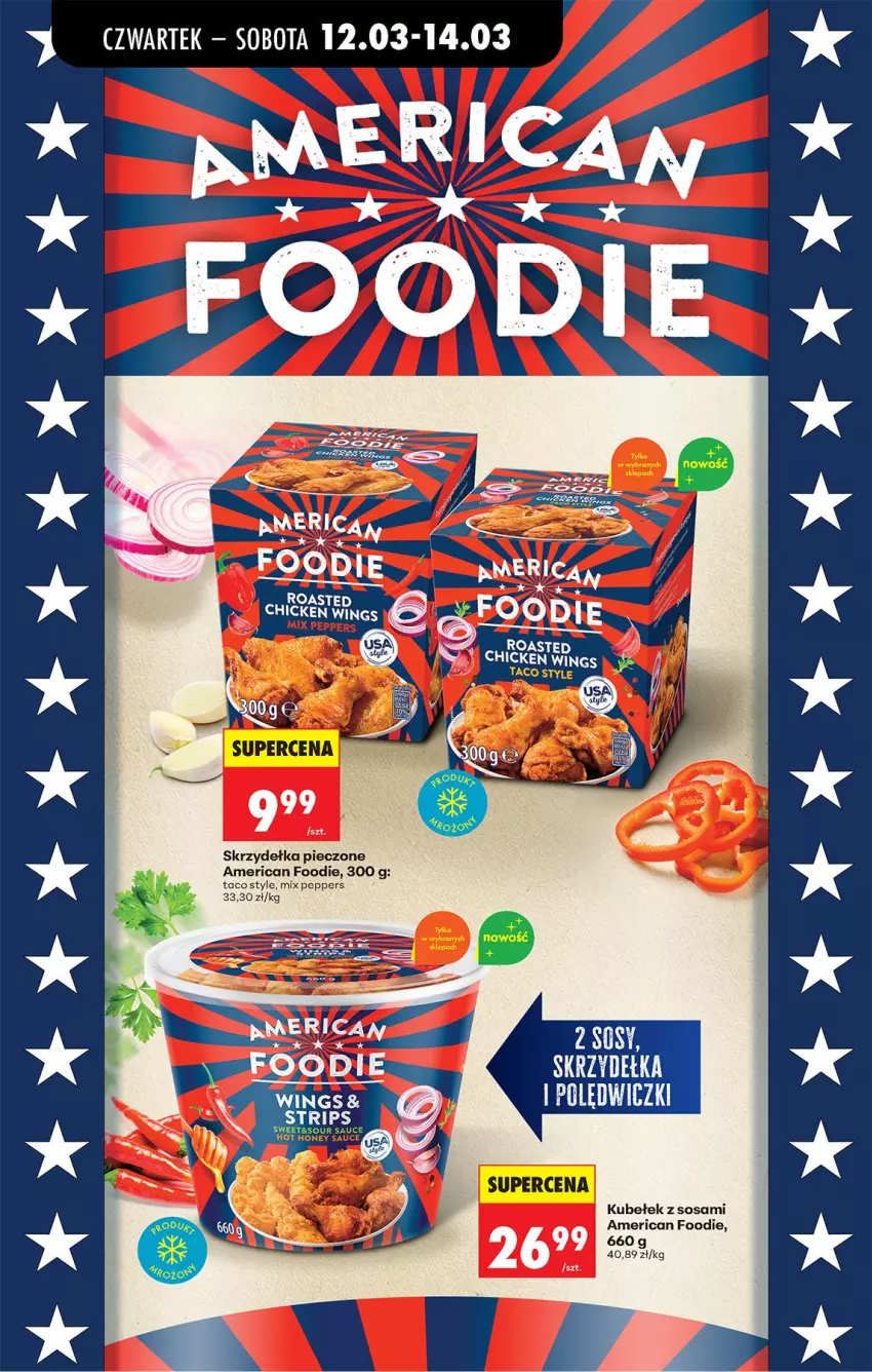 Gazetka promocyjna Biedronka - Od Czwartku - ważna 12.03 do 18.03.2026 - strona 46 - produkty: Piec, Skrzydełka pieczone, Sos