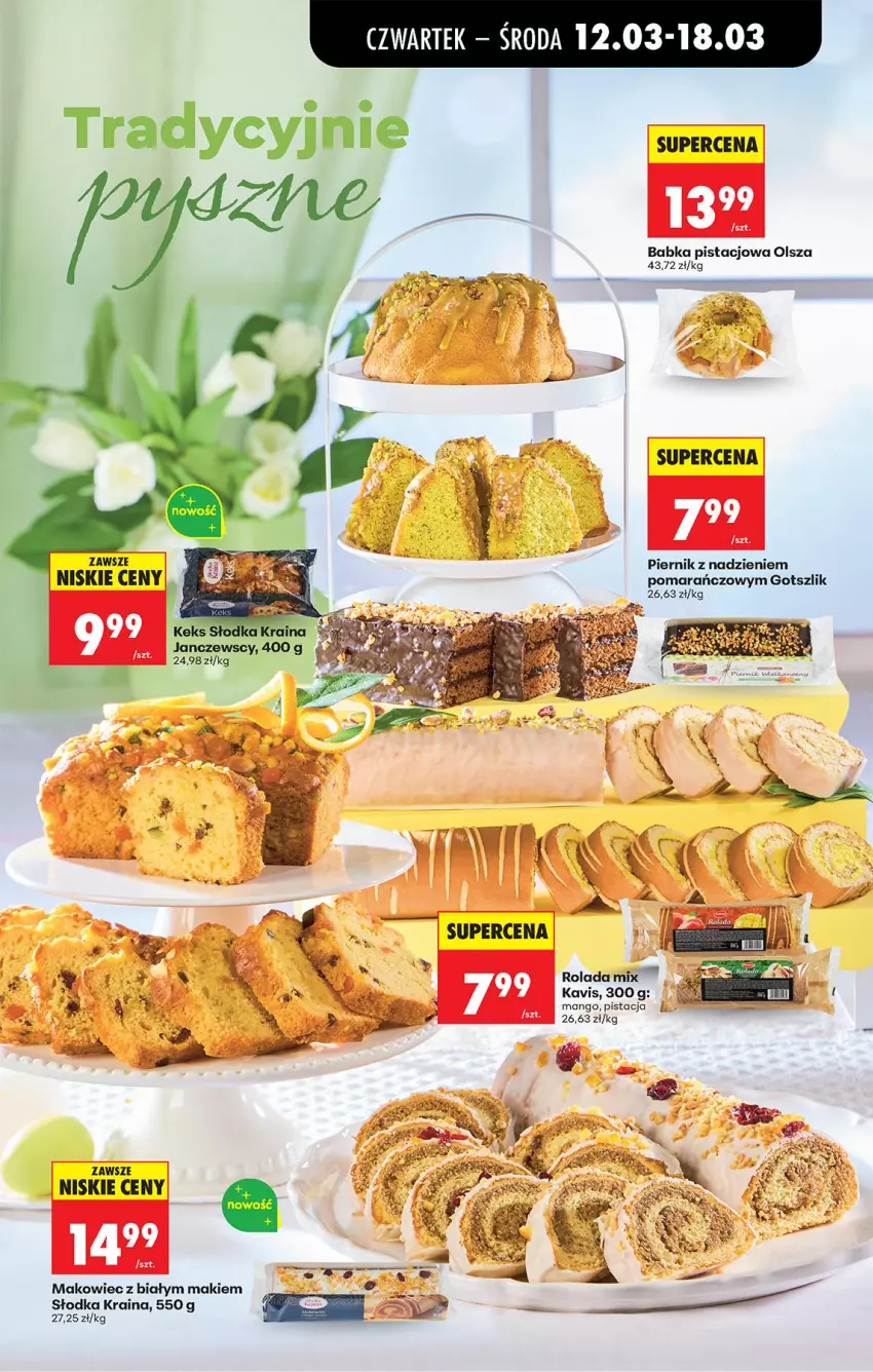 Gazetka promocyjna Biedronka - Od Czwartku - ważna 12.03 do 18.03.2026 - strona 57 - produkty: Babka, Makowiec, Mango, Piernik, Rolada