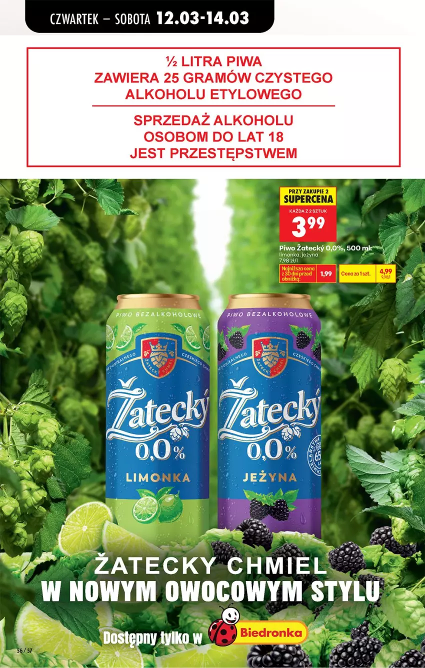 Gazetka promocyjna Biedronka - Od Czwartku - ważna 12.03 do 18.03.2026 - strona 68 - produkty: Gra, Limonka, Piwa