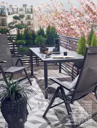 Gazetka promocyjna Obi - Ogród, Balkon, Taras - Gazetka - ważna od 31.08 do 31.08.2021 - strona 68 - produkty: Stolik, Stół, Poduszka dekoracyjna, Kwietnik, Krzesło, Fotel, Poduszka, Lazur, Meble, Dywan