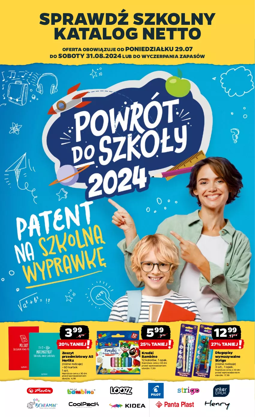 Gazetka promocyjna Netto - Od Poniedziałku - ważna 12.08 do 17.08.2024 - strona 30 - produkty: Długopis