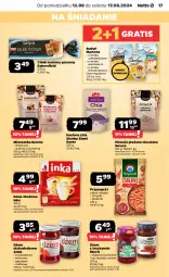 Gazetka promocyjna Netto - Od Poniedziałku - Gazetka - ważna od 17.08 do 17.08.2024 - strona 17 - produkty: Pistacje, Ser, Gra, Inka, Kawa zbożowa, Ksylitol, Chia, Kawa, Chrupki, Dżem, Sante, Przysnacki, Chleb tostowy, Chleb, Budyń