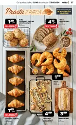 Gazetka promocyjna Netto - Od Poniedziałku - Gazetka - ważna od 17.08 do 17.08.2024 - strona 27 - produkty: Piec, Croissant, Zapiekanka, Pieczarka, Rogal, Chleb, Ciabatta, Bułka