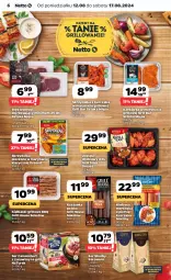 Gazetka promocyjna Netto - Od Poniedziałku - Gazetka - ważna od 17.08 do 17.08.2024 - strona 6 - produkty: Piec, Kurczak, Sok, Ser, Bursztyn, Stek wołowy, Skrzydełka pieczone, Sokołów, Stek, Camembert, Skrzydełka z kurczaka, Morliny, NaTurek, Kaszanka, Rostbef, Grill, Kasza, Kiełbasa