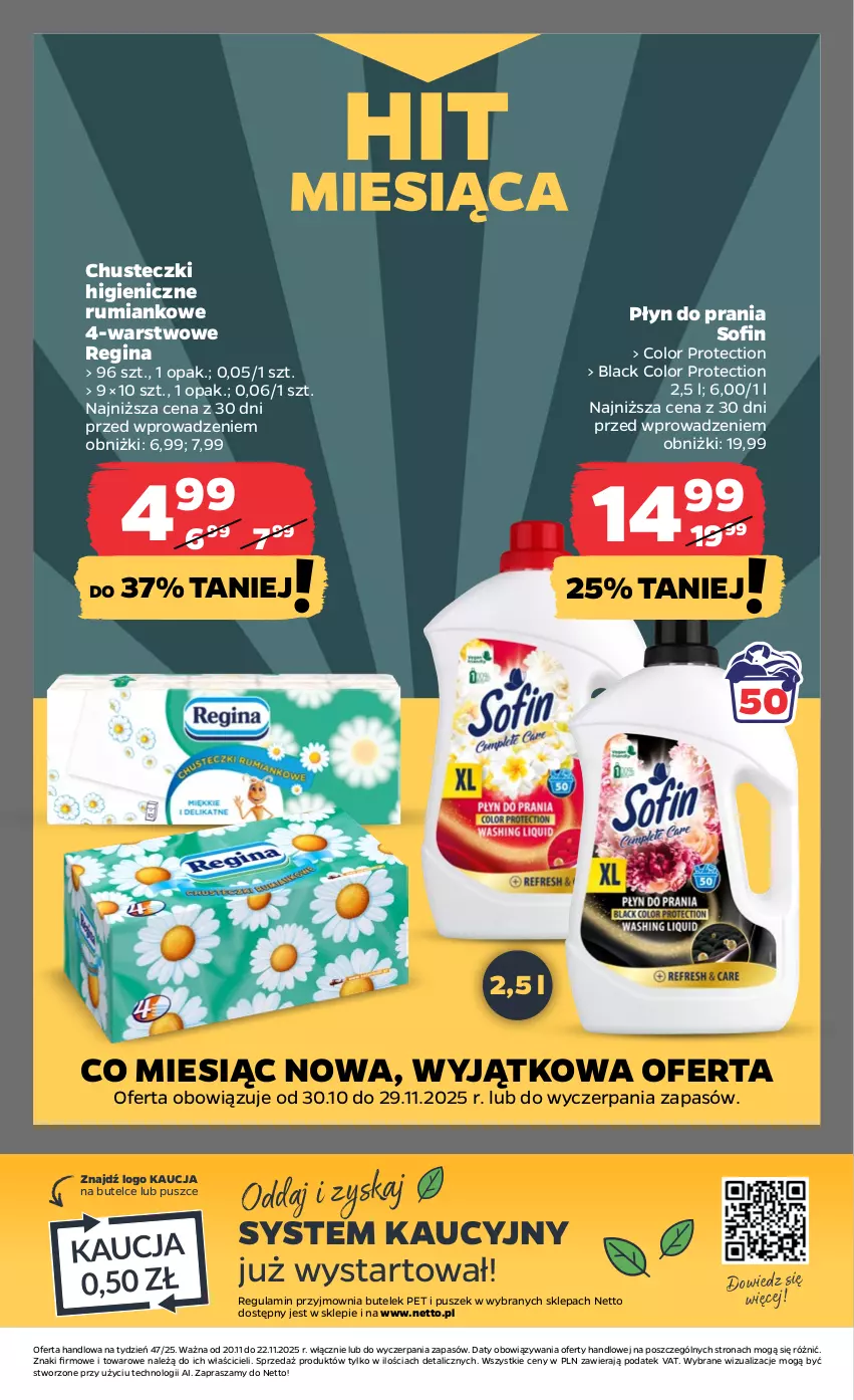 Gazetka promocyjna Netto - Od Czwartku - ważna 20.11 do 22.11.2025 - strona 18 - produkty: Chusteczki, Gin, Lack, Płyn do prania, Rum