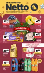 Gazetka promocyjna Netto - Od Czwartku - Gazetka - ważna od 22.11 do 22.11.2025 - strona 1 - produkty: Piwa, Piwo, Kurczak, Gra, Borówka, Mirinda, Kawa mielona, Kawa, Tyskie, Pepsi, Czekolada, Mocca Fix Gold, Woseba, Milka