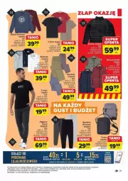 Gazetka promocyjna Carrefour - Gazetka - ważna od 14.08 do 14.08.2025 - strona 14 - produkty: Gra, Spodnie jeans, Kosz, Klej, T-shirt, Koszula, Dres, Torba, Spodnie, Bluza, Bluza dresowa