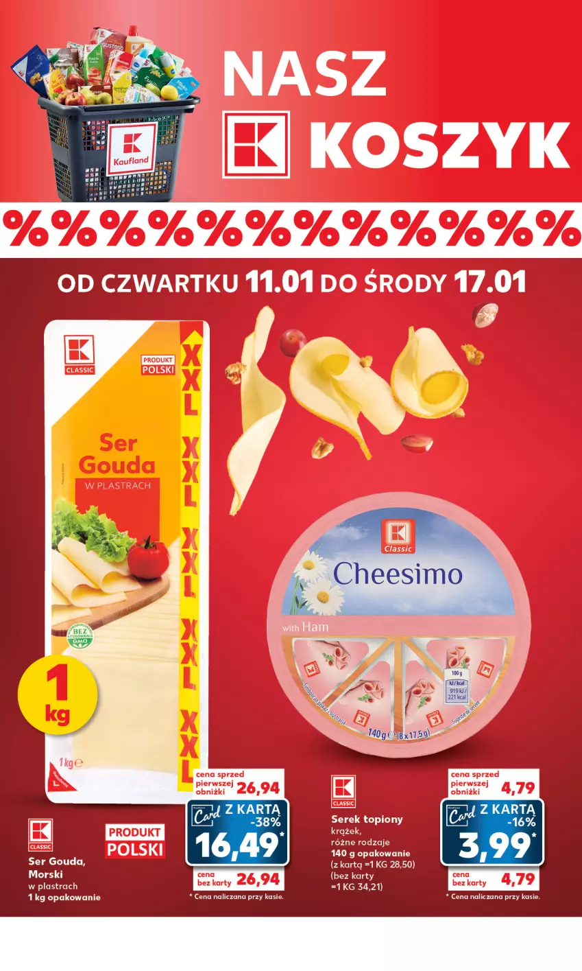 Gazetka promocyjna Kaufland - Mocny Start - ważna 15.01 do 17.01.2024 - strona 22 - produkty: Ser, Serek, Top