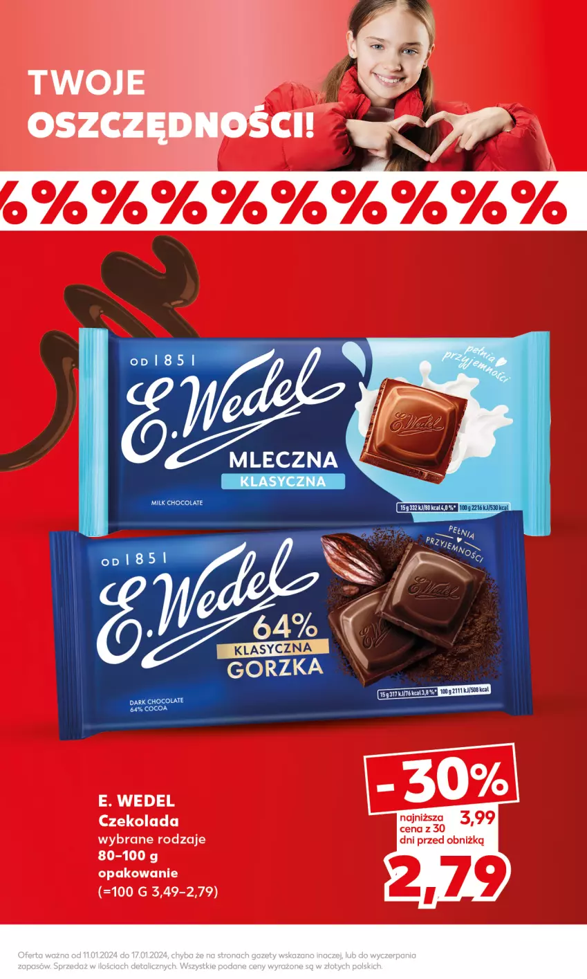 Gazetka promocyjna Kaufland - Mocny Start - ważna 15.01 do 17.01.2024 - strona 7 - produkty: Czekolada, E. Wedel