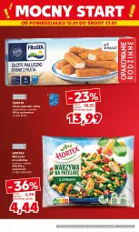 Gazetka promocyjna Kaufland - Mocny Start - Gazetka - ważna od 17.01 do 17.01.2024 - strona 4 - produkty: Warzywa, Frosta, Paluszki rybne, Szpinak, Hortex, Fa