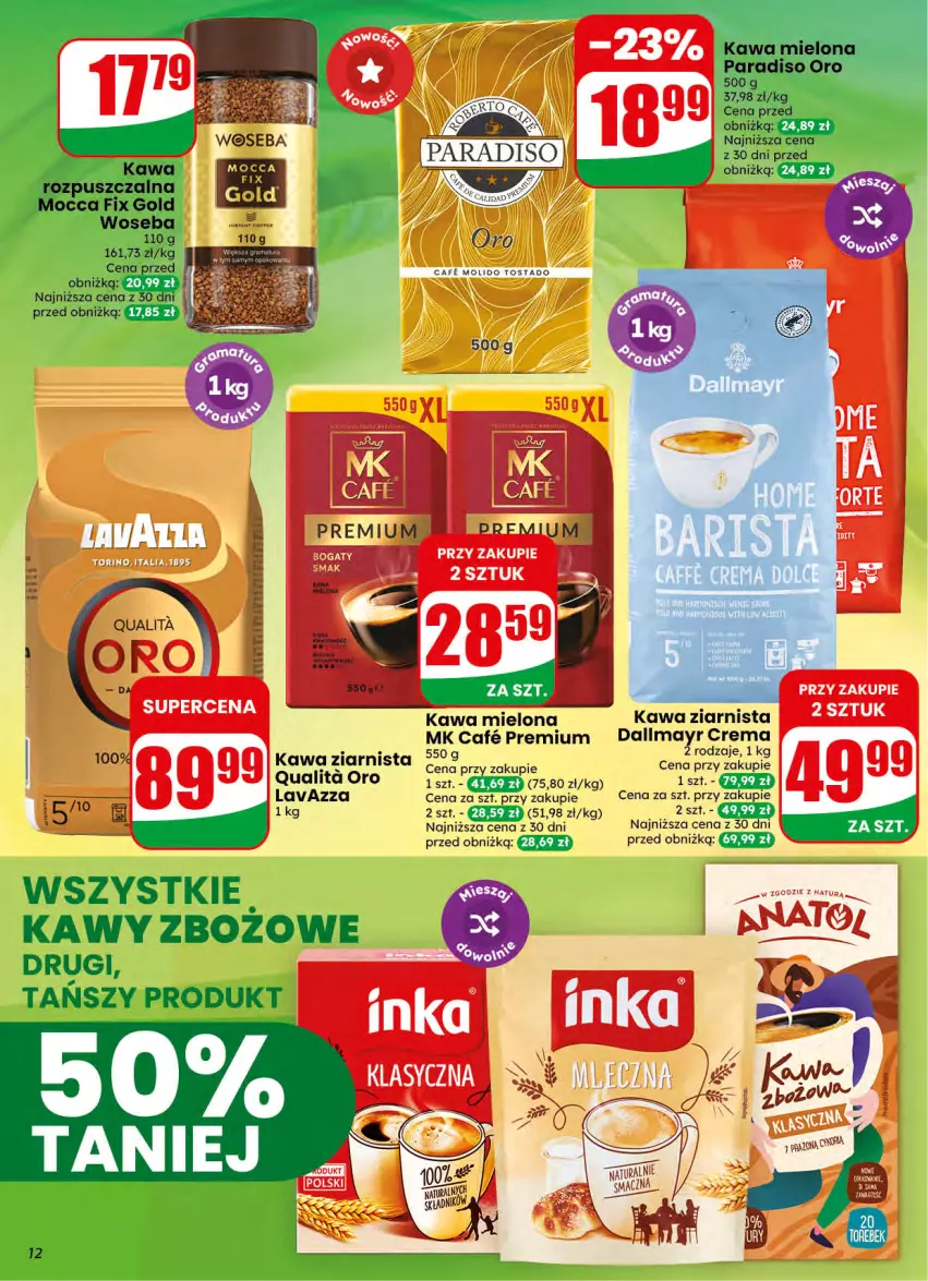 Gazetka promocyjna Dino - Gazetka 42 / 2026 - ważna 14.10 do 20.10.2026 - strona 12 - produkty: Kawa, Kawa mielona, Lavazza