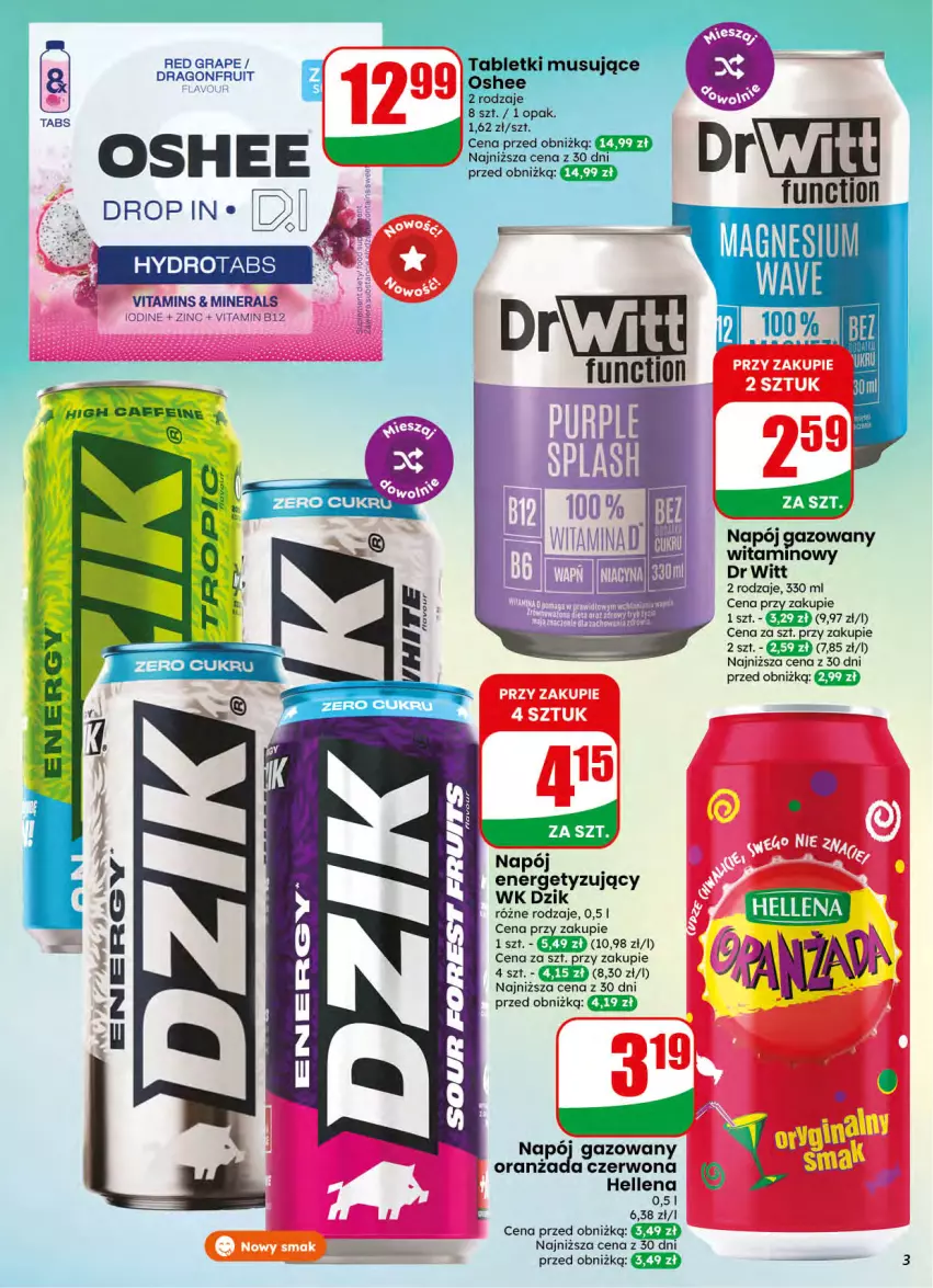 Gazetka promocyjna Dino - Gazetka 42 / 2026 - ważna 14.10 do 20.10.2026 - strona 3 - produkty: Gra, Hellena, Napój, Napój gazowany