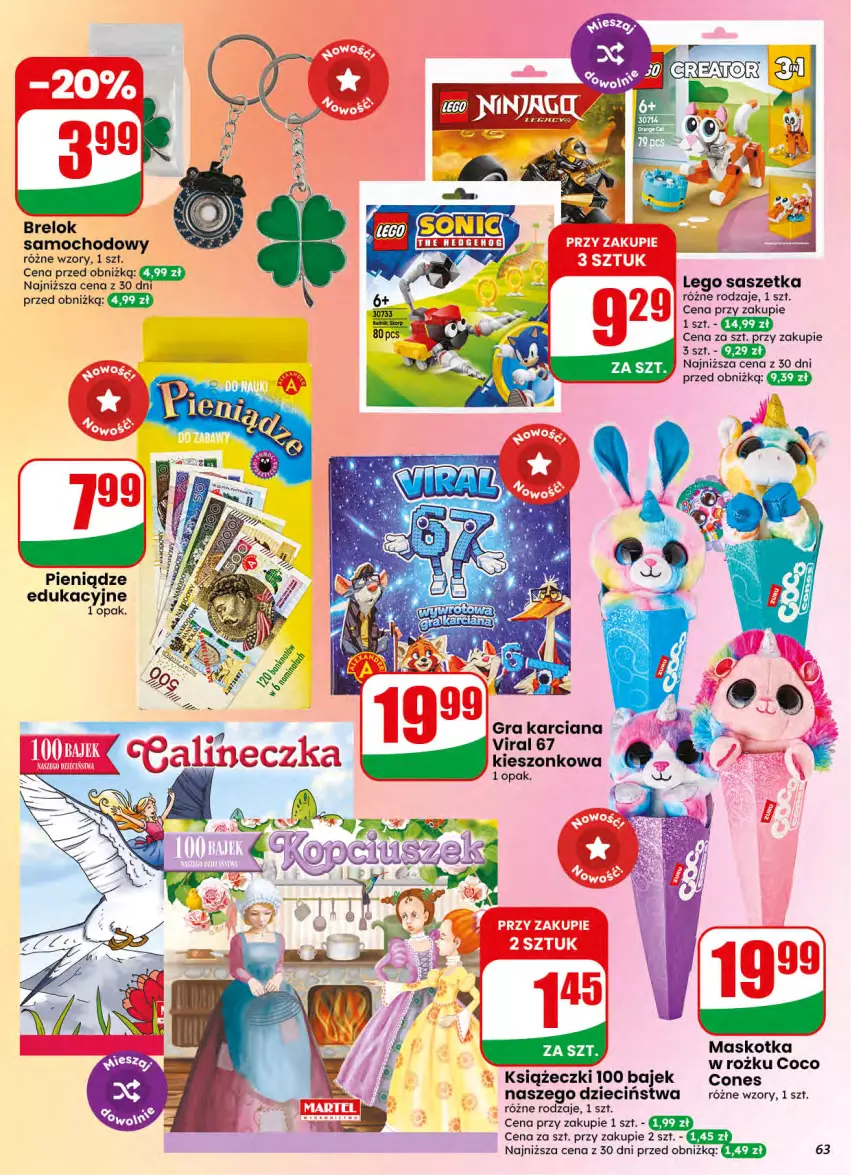 Gazetka promocyjna Dino - Gazetka 42 / 2026 - ważna 14.10 do 20.10.2026 - strona 63 - produkty: Dzieci, Gra, LEGO