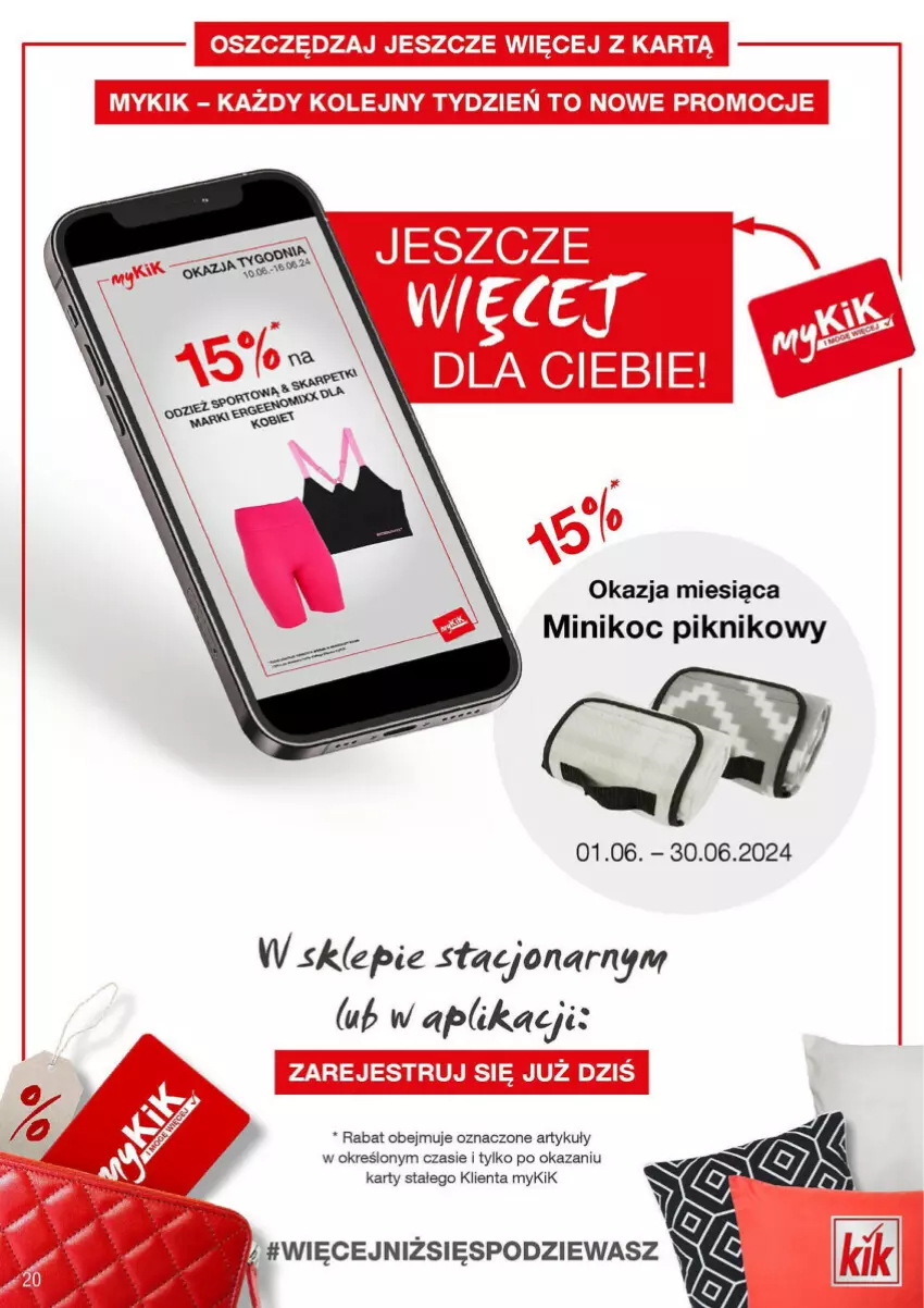 Gazetka promocyjna Kik - ważna 10.06 do 07.07.2024 - strona 13 - produkty: Koc