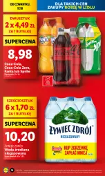 Gazetka promocyjna Lidl - GAZETKA - Gazetka - ważna od 19.10 do 19.10.2024 - strona 16 - produkty: Coca-Cola, LANA, Fanta, Woda, Sprite, Fa