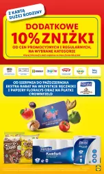 Gazetka promocyjna Lidl - GAZETKA - Gazetka - ważna od 19.10 do 19.10.2024 - strona 57 - produkty: Warzywa, Papier, Parówki, Ręcznik, Owoce, Chleb, Flora