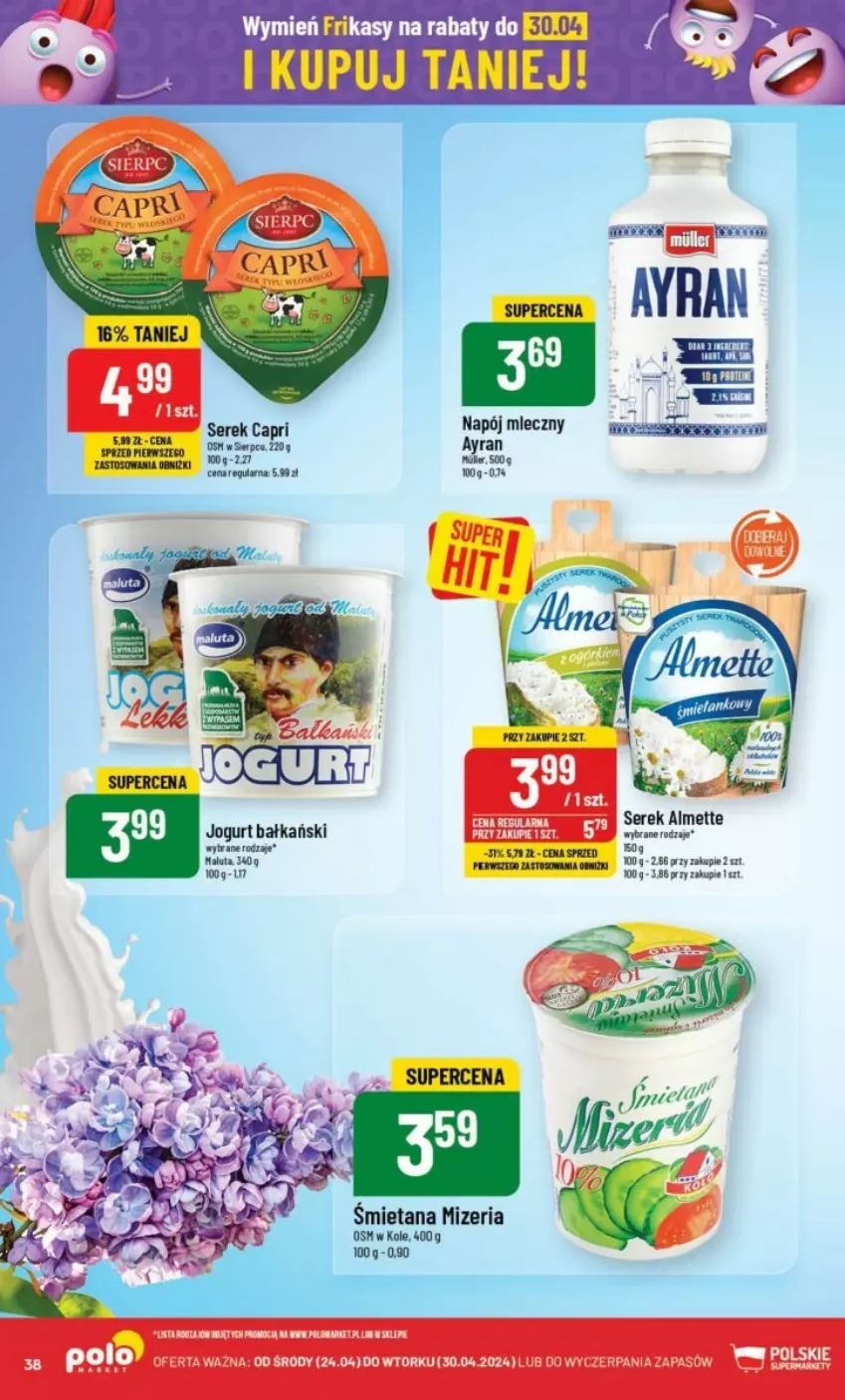 Gazetka promocyjna PoloMarket - ważna 24.04 do 30.04.2024 - strona 32 - produkty: Jogurt