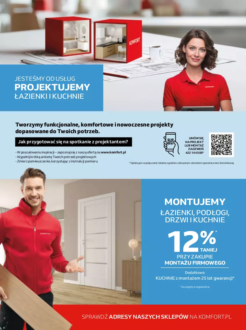 Gazetka promocyjna Komfort - Gazetka Wrzesień 2026 - ważna 16.09 do 27.10.2026 - strona 48 - produkty: Dres, Drzwi