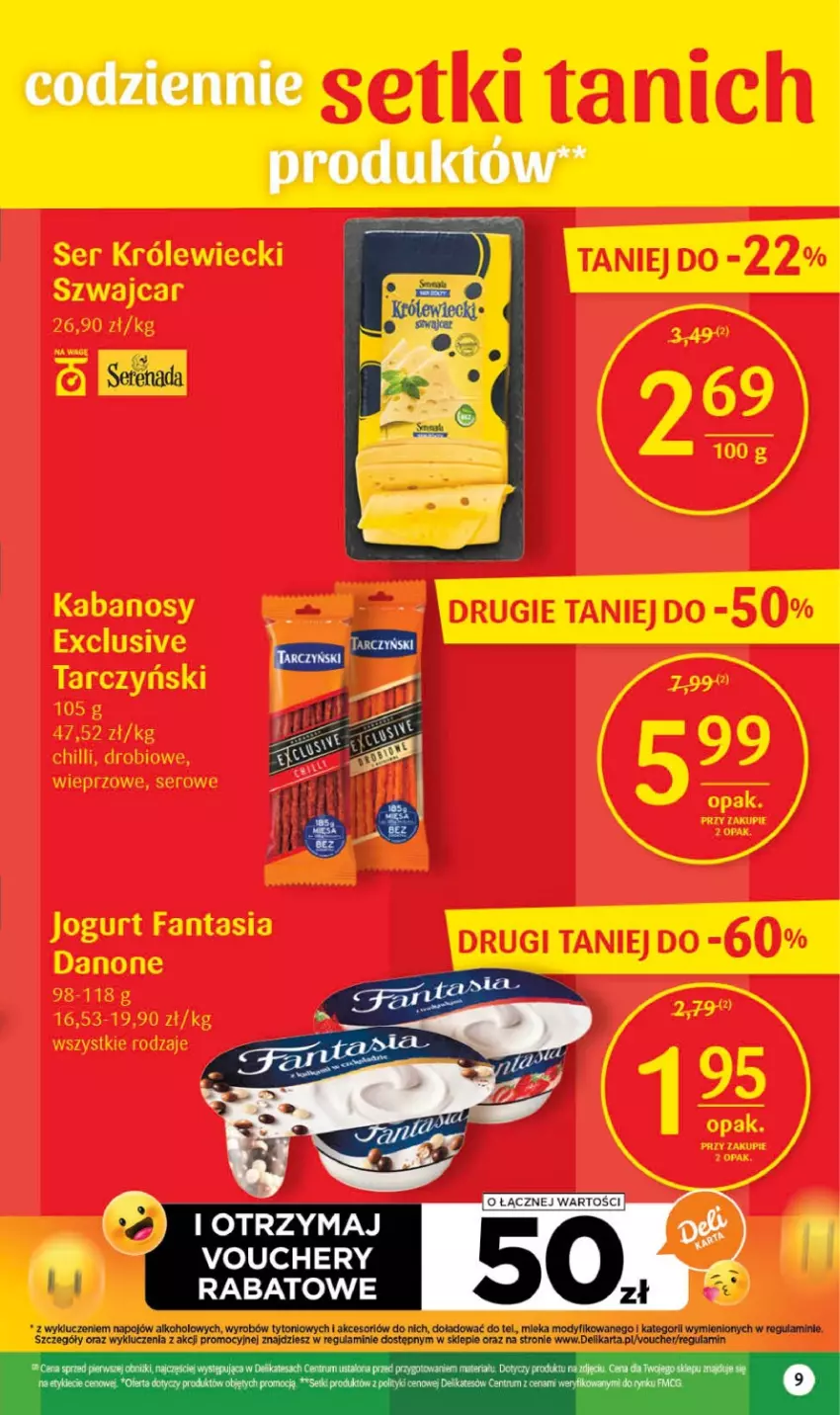 Gazetka promocyjna Delikatesy Centrum - Gazetka DC38 czw-sr - ważna 28.09 do 04.10.2023 - strona 9 - produkty: Ser