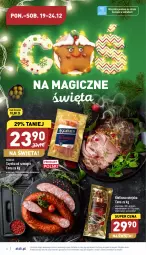 Gazetka promocyjna Aldi - Pełny katalog - Gazetka - ważna od 24.12 do 24.12.2022 - strona 4 - produkty: Kiełbasa wiejska, Krakus, Gra, Lodówka, Szynka, Kiełbasa