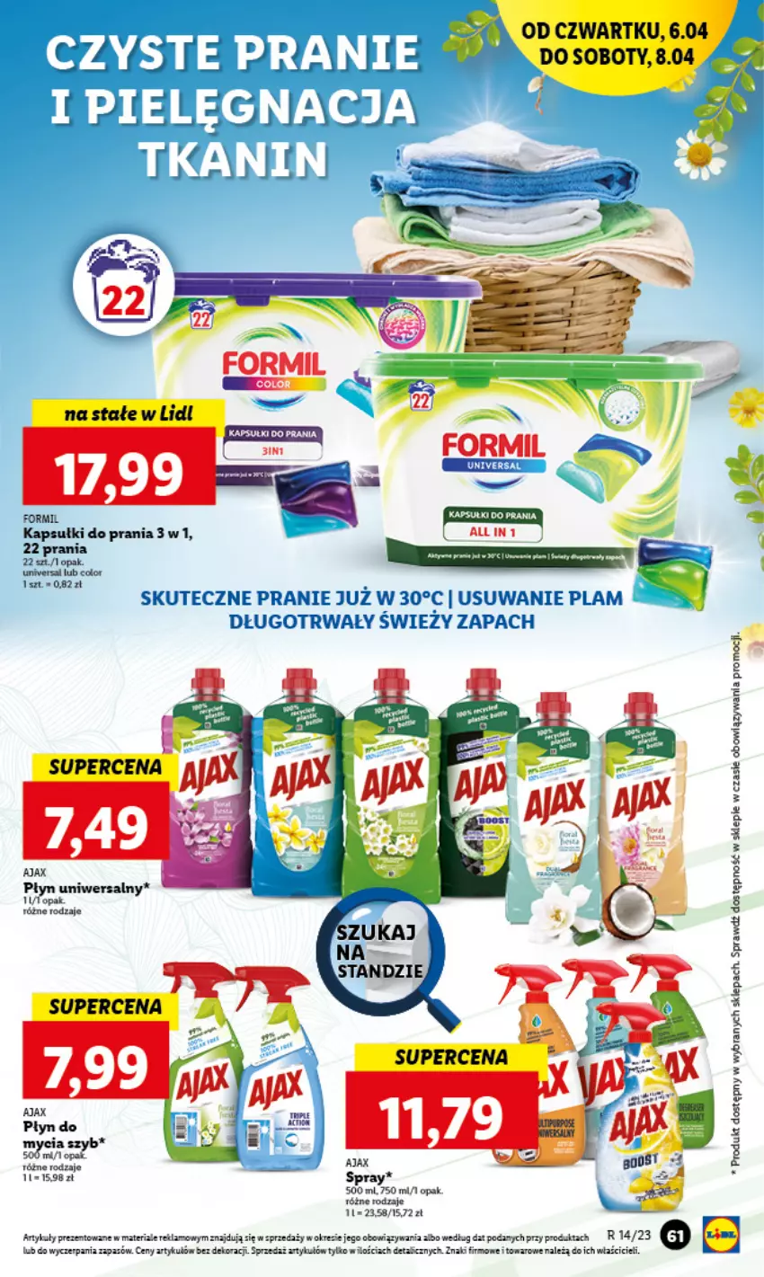 Gazetka promocyjna Lidl - GAZETKA - ważna 06.04 do 08.04.2023 - strona 63 - produkty: Ajax