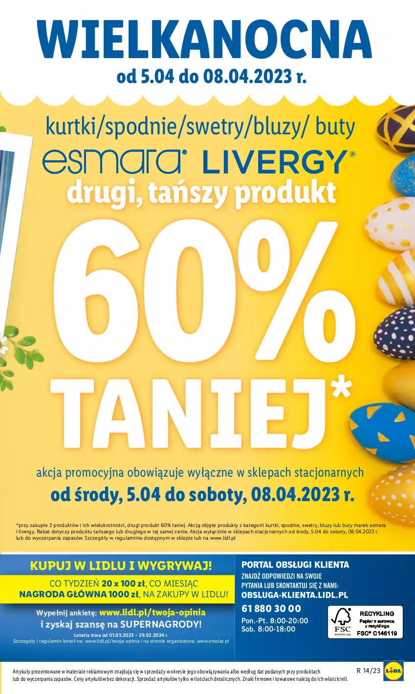 Gazetka promocyjna Lidl - GAZETKA - ważna 06.04 do 08.04.2023 - strona 68 - produkty: Buty, Gry, Mola, Spodnie