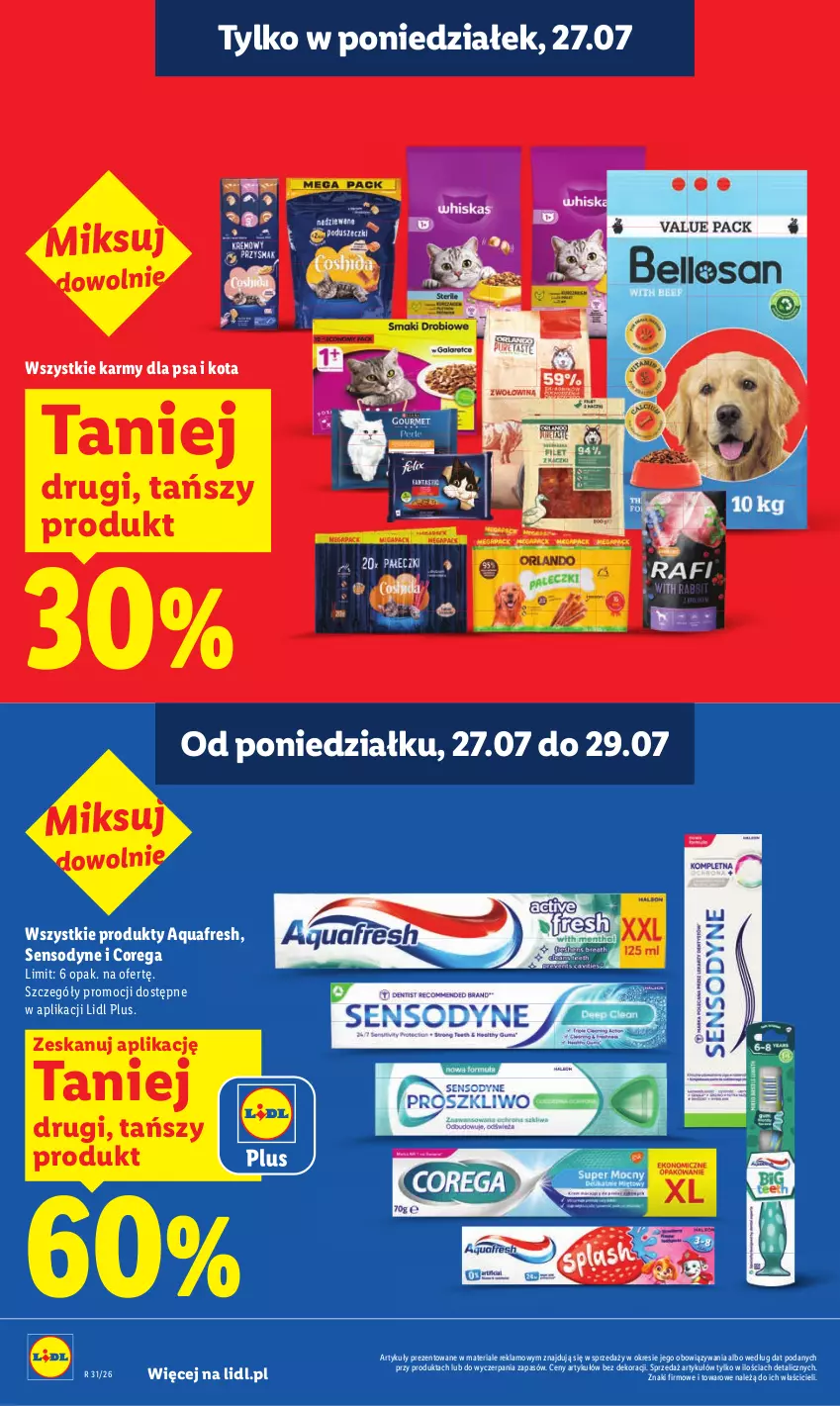 Gazetka promocyjna Lidl - Gazetka ważna od 27.07 do 29.07 - ważna 27.07 do 29.07.2026 - strona 26 - produkty: Aquafresh, Corega, Sensodyne