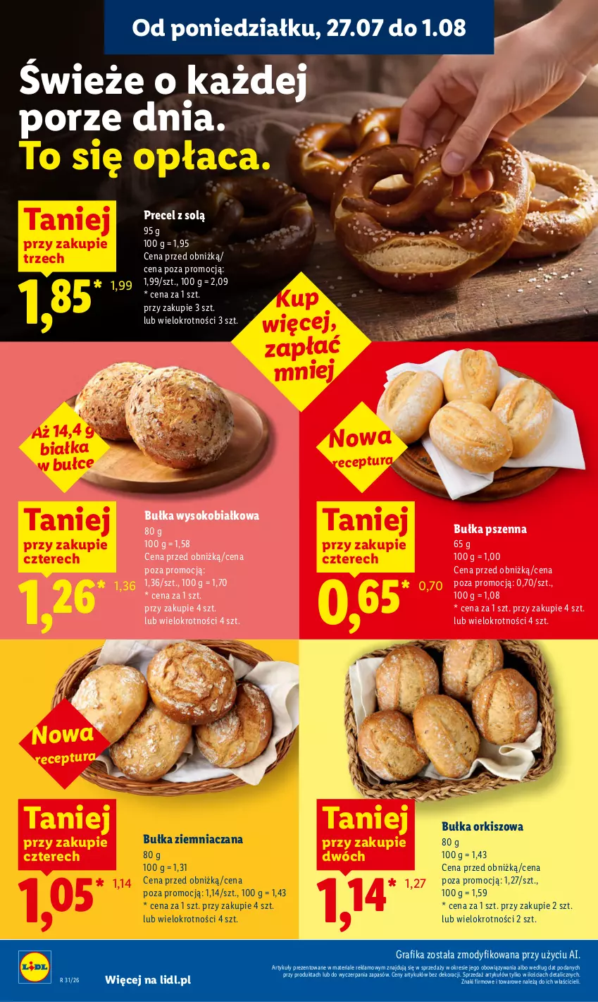 Gazetka promocyjna Lidl - Gazetka ważna od 27.07 do 29.07 - ważna 27.07 do 29.07.2026 - strona 56 - produkty: Bułka, Gra, Grafika, Por, Sok