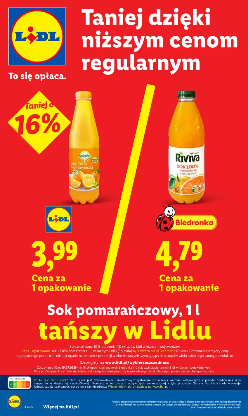 Gazetka promocyjna Lidl - Gazetka ważna od 27.07 do 29.07 - ważna 27.07 do 29.07.2026 - strona 8 - produkty: Gra, Por, Rama, Sok, Sok pomarańczowy