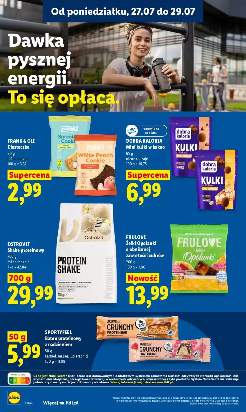 Gazetka promocyjna Lidl - Gazetka ważna od 27.07 do 29.07 - ważna 27.07 do 29.07.2026 - strona 80 - produkty: Baton, Kakao, Lanki, Por, Sport