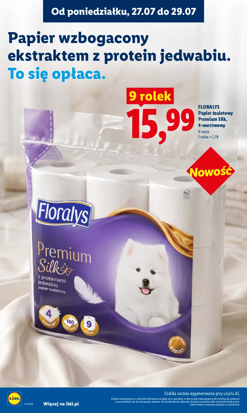 Gazetka promocyjna Lidl - Gazetka ważna od 27.07 do 29.07 - ważna 27.07 do 29.07.2026 - strona 90 - produkty: Flora, Gra, Grafika, Papier, Papier toaletowy