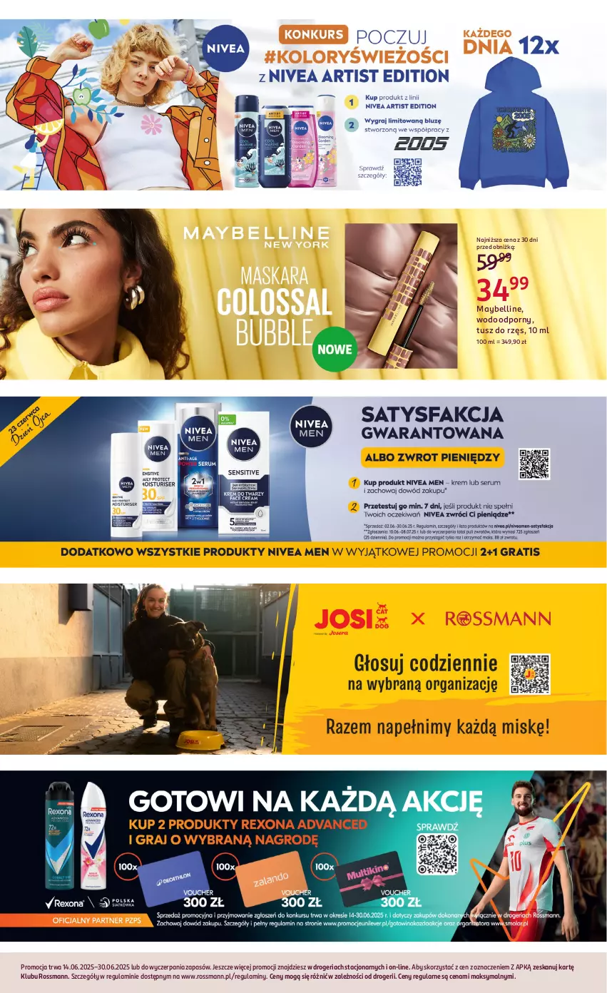 Gazetka promocyjna Rossmann - 14 czerwca - ważna 14.06 do 30.06.2025 - strona 14 - produkty: Bell, Maybelline, Por, Tusz