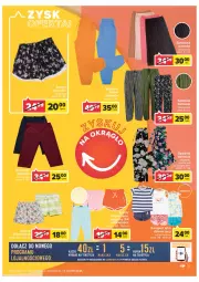 Gazetka promocyjna Carrefour - Gazetka Zyskuj na okrągło - Gazetka - ważna od 16.07 do 16.07.2022 - strona 3 - produkty: Spódnica, Gin, Gra, Szorty, Bermudy, Klej, Legginsy, Spodnie