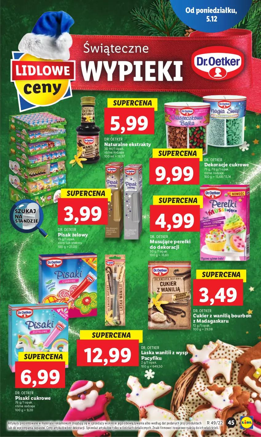 Gazetka promocyjna Lidl - GAZETKA - ważna 05.12 do 07.12.2022 - strona 51 - produkty: Bourbon, Cukier, Dr. Oetker, Mus