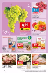 Gazetka promocyjna Auchan - Gazetka Koszyk Oszczędności Moje Auchan - Gazetka - ważna od 20.09 do 20.09.2023 - strona 2 - produkty: Polędwica, Makaron, Por, Jaja, Papryka, Winogrona, Spaghetti, Mięso z indyka, Kabanos, Flaki, Wino, Flaki wołowe, Mięso