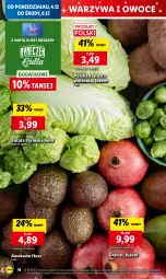 Gazetka promocyjna Lidl - GAZETKA - Gazetka - ważna od 06.12 do 06.12.2023 - strona 22 - produkty: Warzywa, Ser, Gra, Granat, Warzywa i owoce, Sałat, Owoce, Chleb