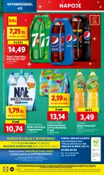 Gazetka promocyjna Lidl - GAZETKA - Gazetka - ważna od 06.12 do 06.12.2023 - strona 50 - produkty: Nałęczowianka, Gry, 7up, Pepsi max, Mirinda, Napoje, Pepsi, Mola, Mysz, Tymbark, Kubuś Waterrr, Woda mineralna, Kubuś, Woda, Wino, Mango, Napój, Mięta