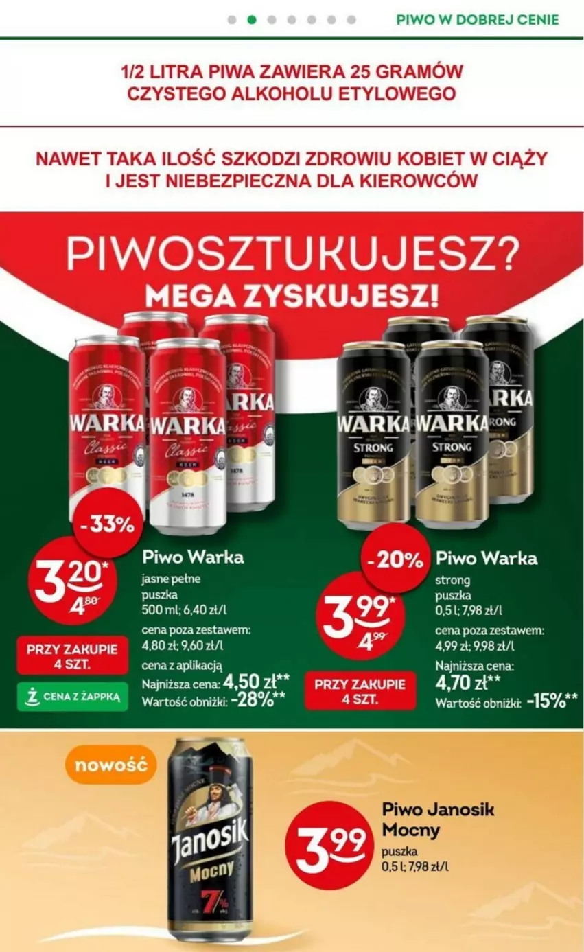 Gazetka promocyjna Żabka - ważna 11.09 do 24.09.2024 - strona 20 - produkty: Piwo, Warka