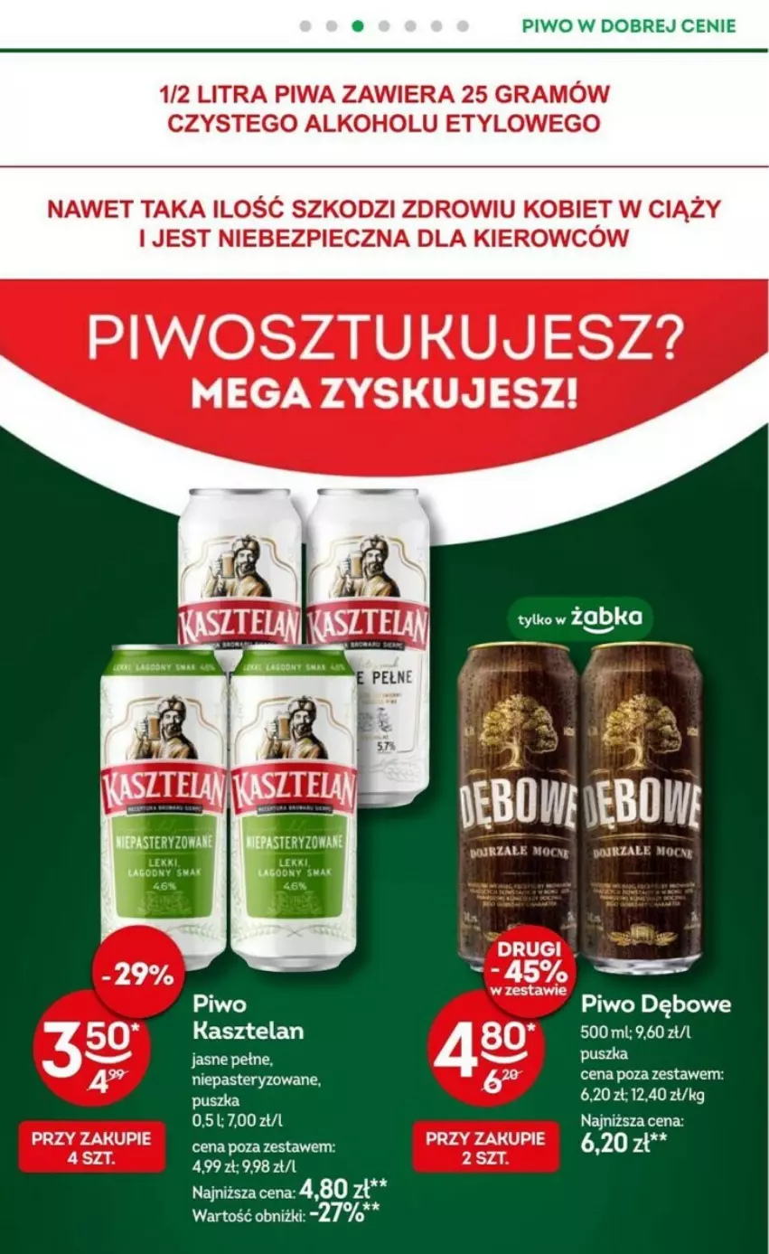 Gazetka promocyjna Żabka - ważna 11.09 do 24.09.2024 - strona 21 - produkty: Gra, Kasztelan, Piec, Piwa, Piwo