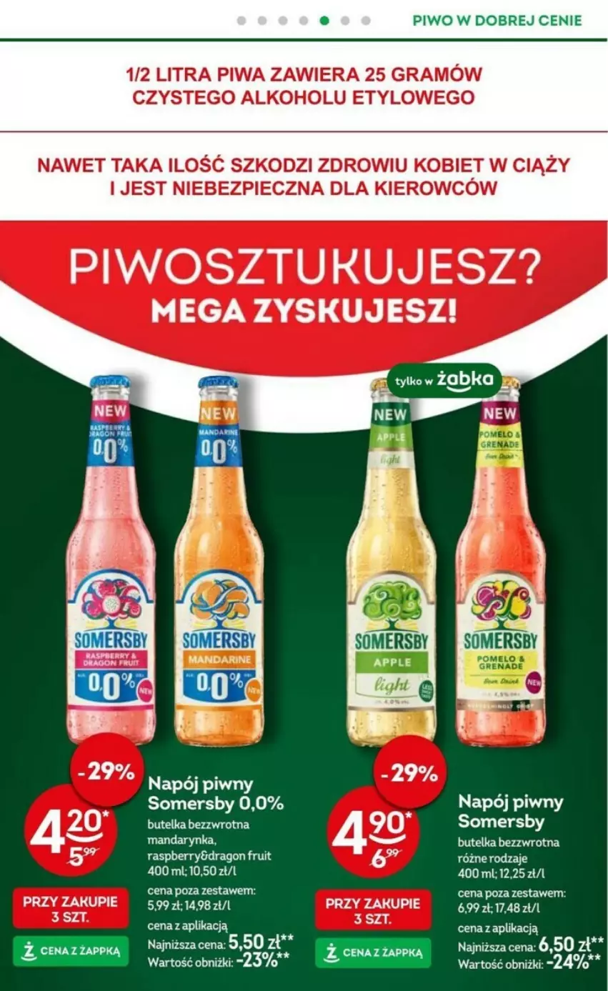 Gazetka promocyjna Żabka - ważna 11.09 do 24.09.2024 - strona 24 - produkty: Gra, Napój, Piec, Piwa, Piwo, Somersby