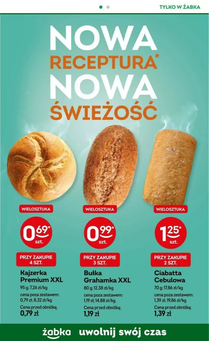 Gazetka promocyjna Żabka - ważna 11.09 do 24.09.2024 - strona 46 - produkty: Bułka, Ciabatta, Gra, Kajzerka