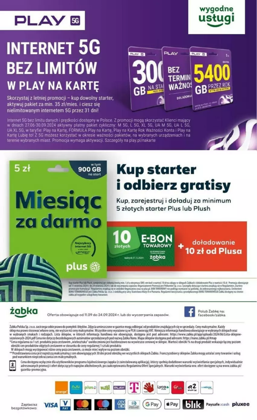 Gazetka promocyjna Żabka - ważna 11.09 do 24.09.2024 - strona 72 - produkty: Dres, Fa, Gra