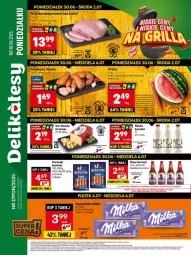 Gazetka promocyjna Delikatesy Centrum - Franczyza DC27 Poniedziałek - Gazetka - ważna od 06.07 do 06.07.2025 - strona 1 - produkty: Piwa, Piwo, Piec, Ser, Gra, Parówki, Gouda, Berlinki