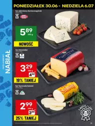Gazetka promocyjna Delikatesy Centrum - Franczyza DC27 Poniedziałek - Gazetka - ważna od 06.07 do 06.07.2025 - strona 19 - produkty: Ser, Ementaler, Ser pleśniowy