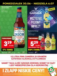 Gazetka promocyjna Delikatesy Centrum - Franczyza DC27 Poniedziałek - Gazetka - ważna od 06.07 do 06.07.2025 - strona 47 - produkty: Piwa, Piwo, Koc, Gra, Radler, Okocim, Napój, Olej